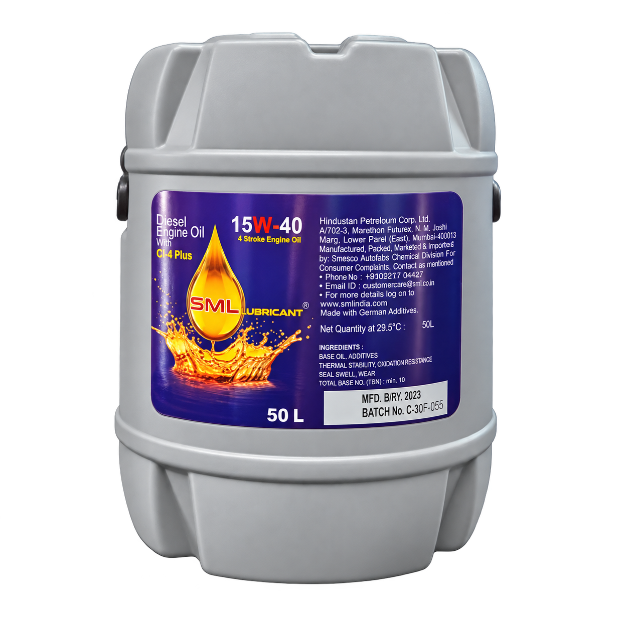 SML 50 litre lubricant pack